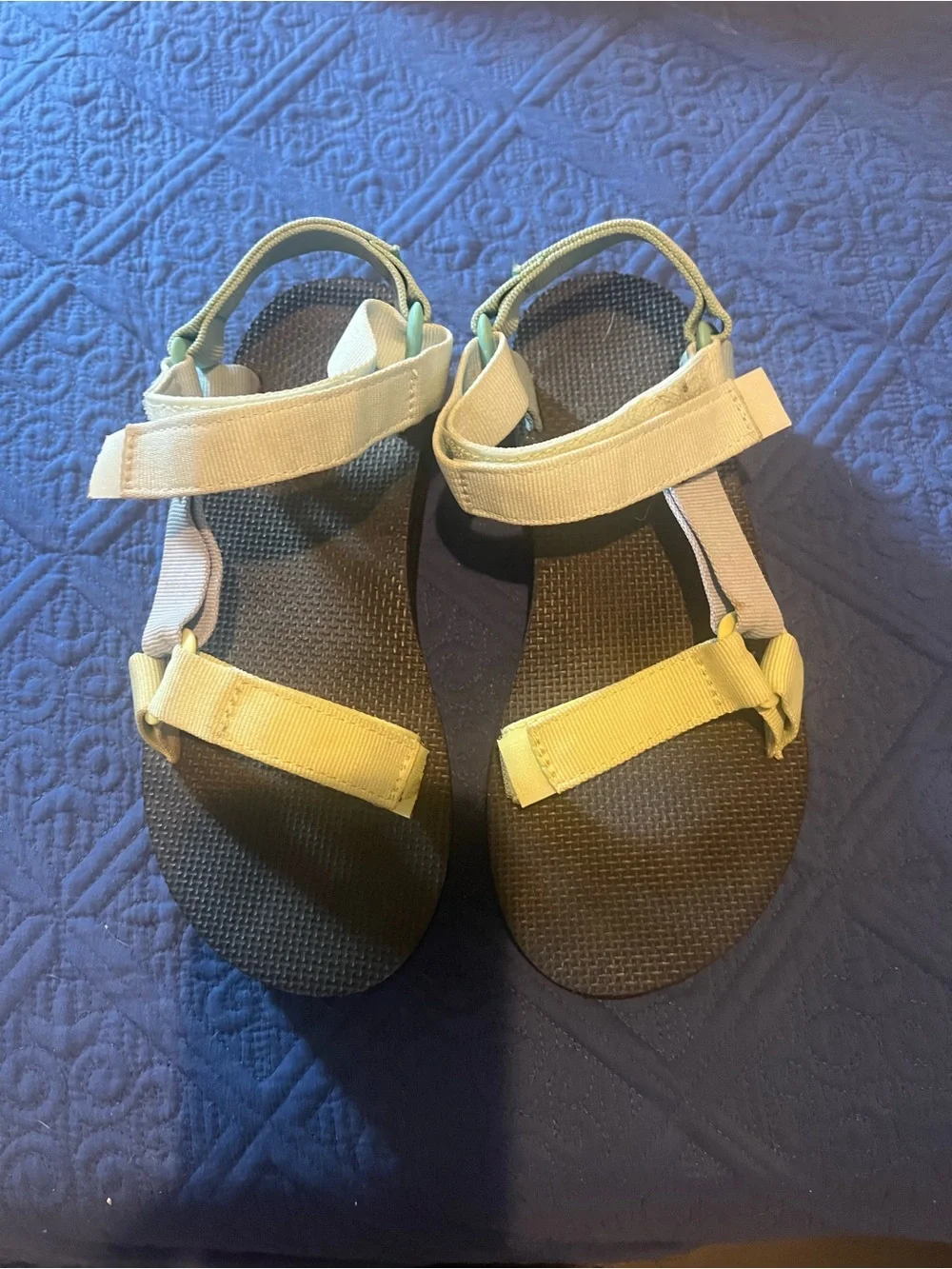 Teva Velcro Sandals with pastel straps